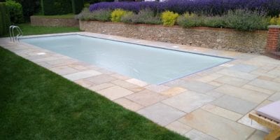 Covered Outdoor Swimming Pool with Grabrail 3