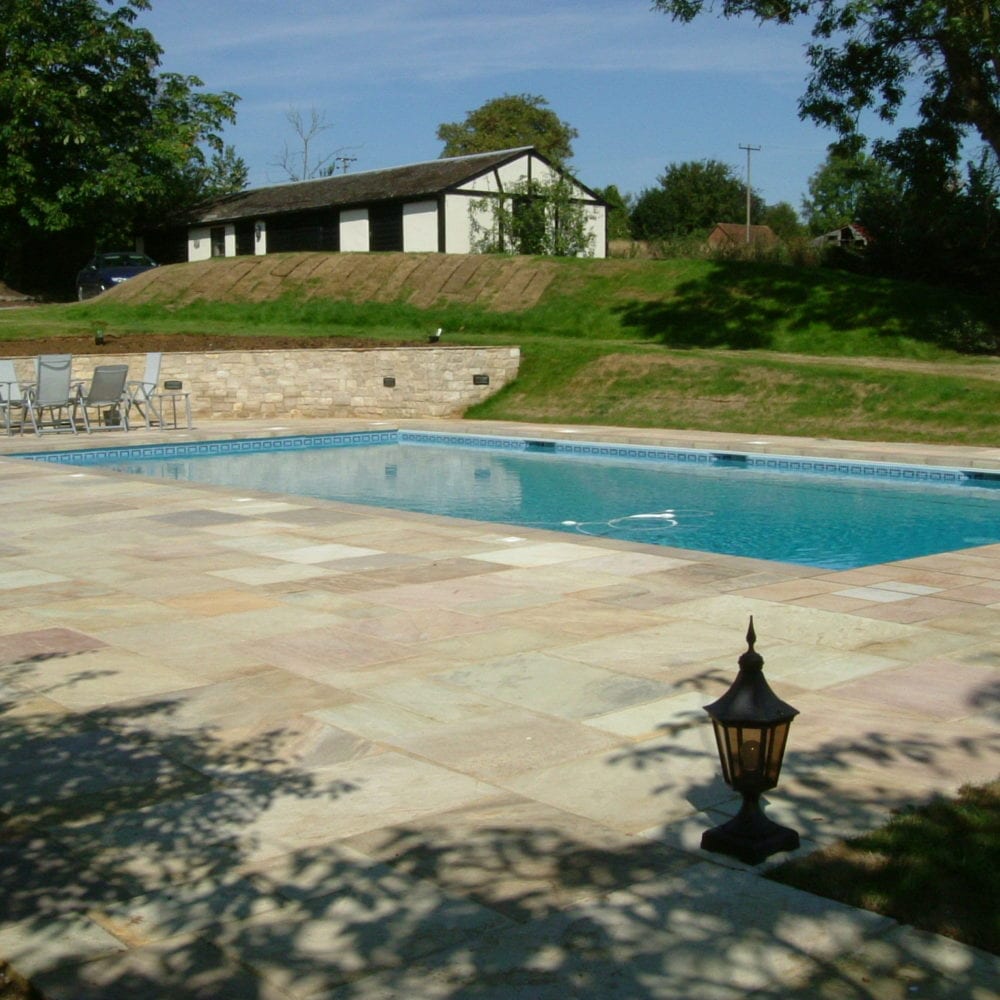 New Swimming pool with Mosaic Tile Design