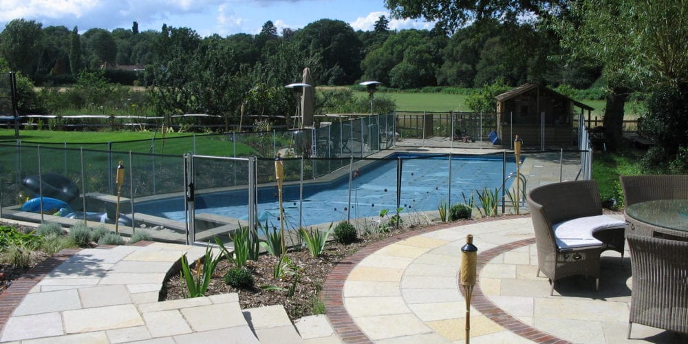 Pool with Fencing