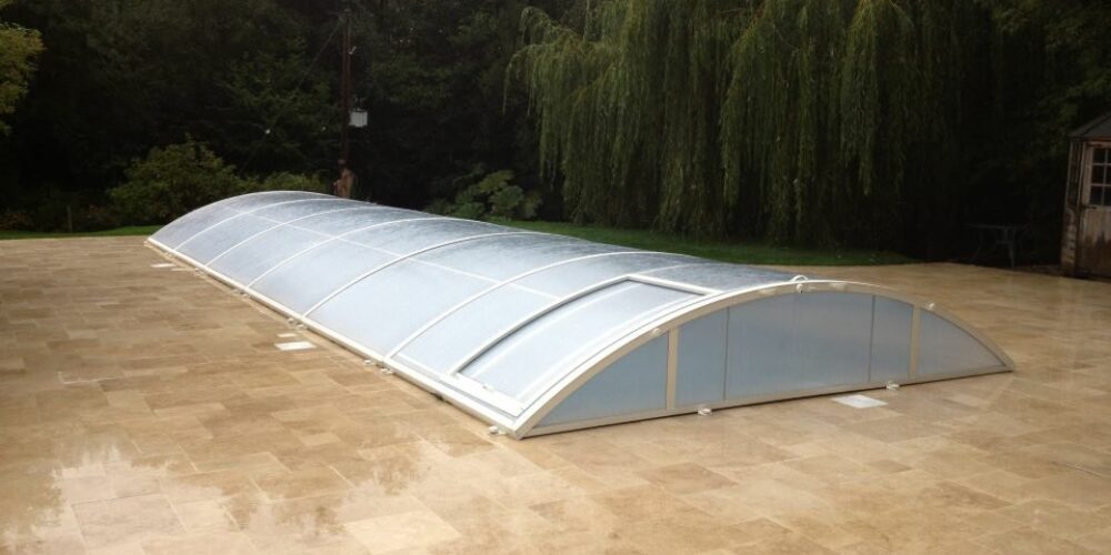 Swimming Pool Enclosure on New Outdoor Installation